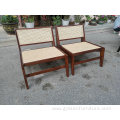 Kangaroo Chair in Rattan and Ash Solid Wood